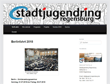Tablet Screenshot of jugend-regensburg.de